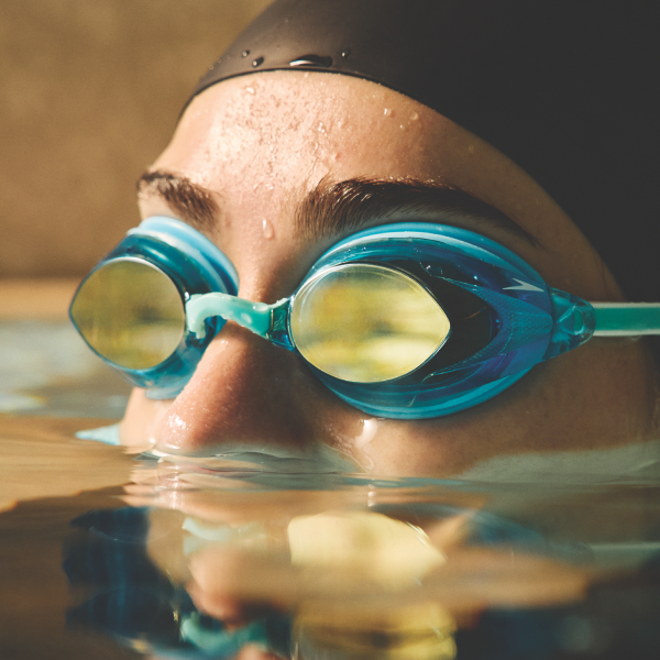 The New Vanquisher Collection - Swimmer with Vanquisher goggles on
