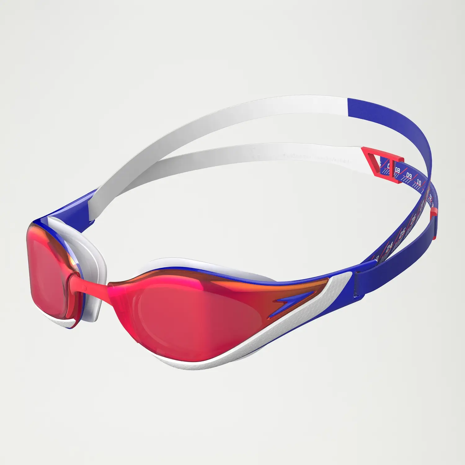 Adult Fastskin Pure Focus Mirror<br> Goggles <br> Red/Blue