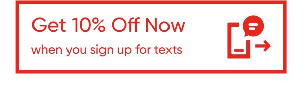 Sing up to our SMS communications and receive a 10% off code