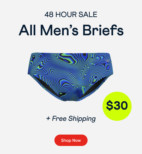 All men's briefs for just $30. Shop now.