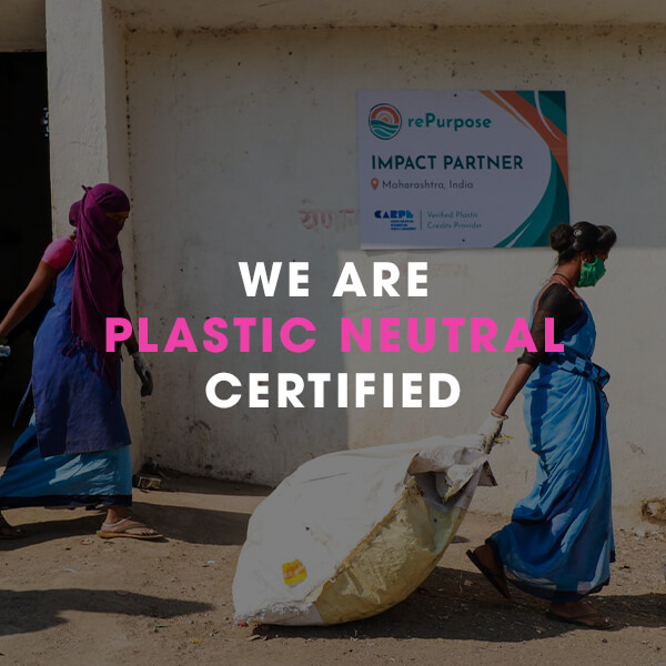 We are Plastic Neutral Certified