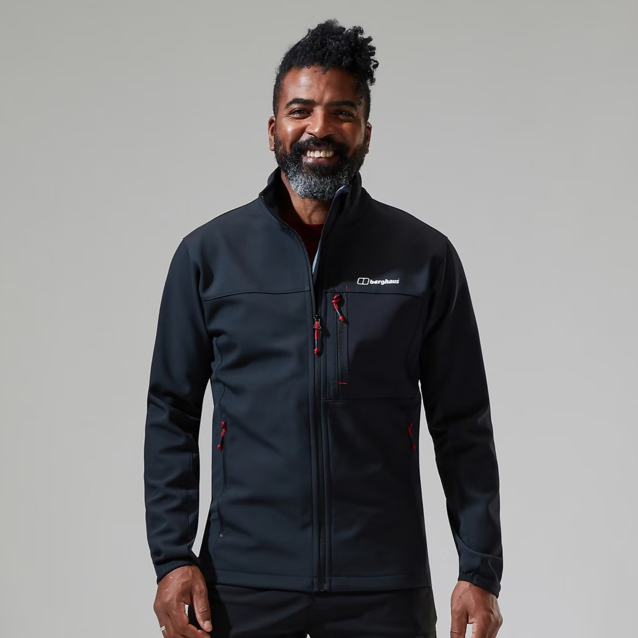 Ghlas 2.0 Softshell Jacken für Herren - Schwarz