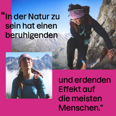 In der Natur zu sein hat einen beruhigenden und erdenden Effekt auf die meisten Menschen.