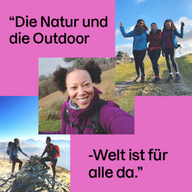 Die Natur und die Outdoor-Welt ist für alle da.