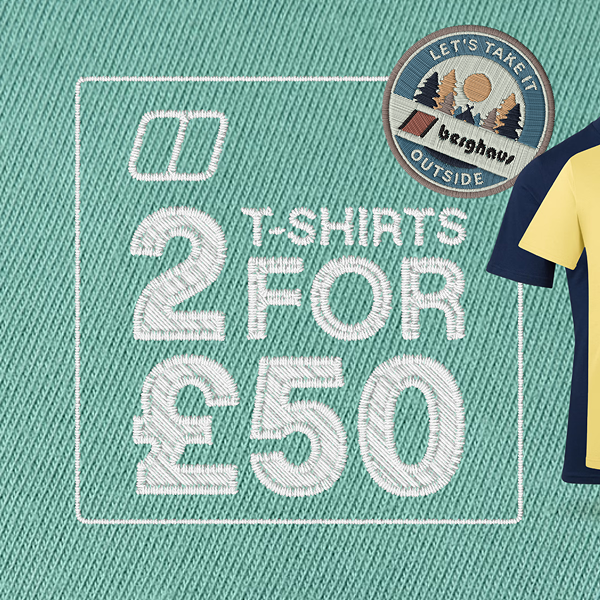 Grab 2 Tees for £50