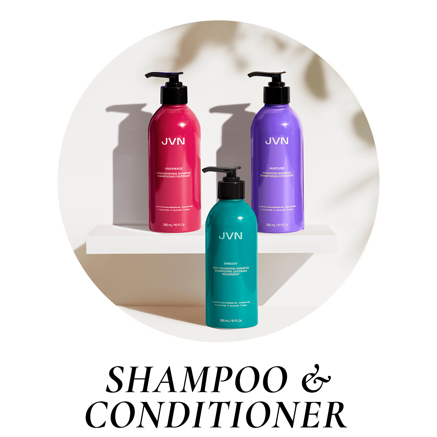 JVN Shampoo & conditioner