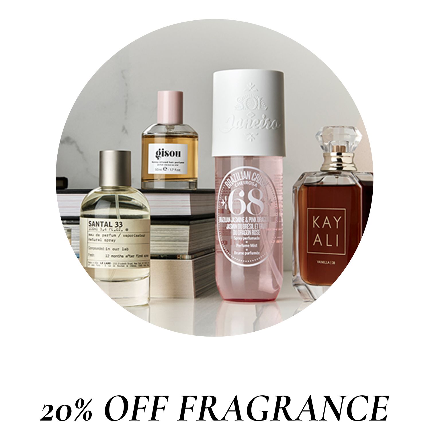 20% off fragrance