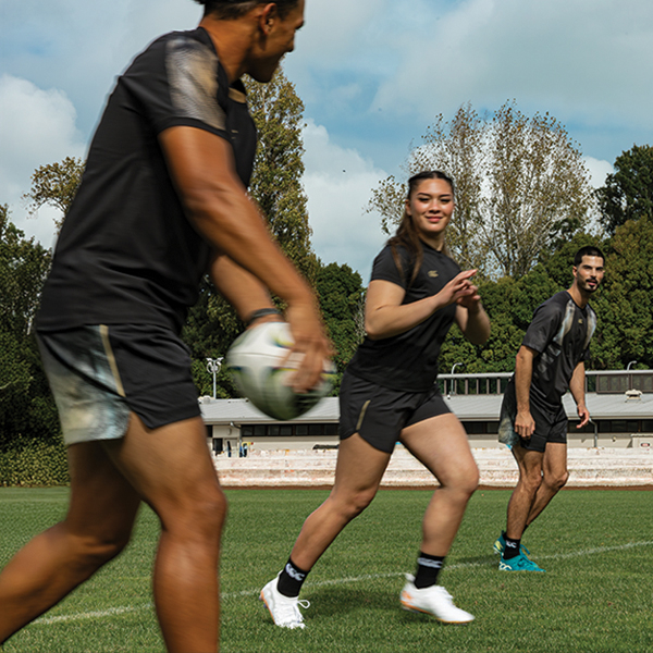 People playing rugby wearing Canterbury Shorts and T-Shirts