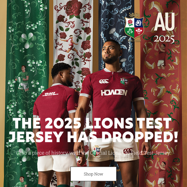 New British Irish Lions Players Kit