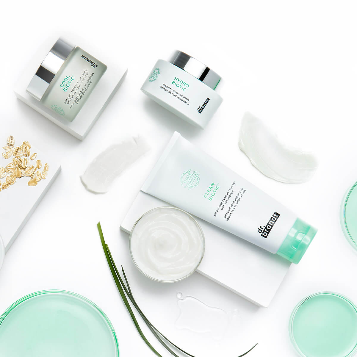Prebiotics product collection. Formulas infused with exclusive BIOTIC BALANCING COMPLEX™, combining pre- and postbiotics, along with soothing actives to bring skin back to balance. shop now