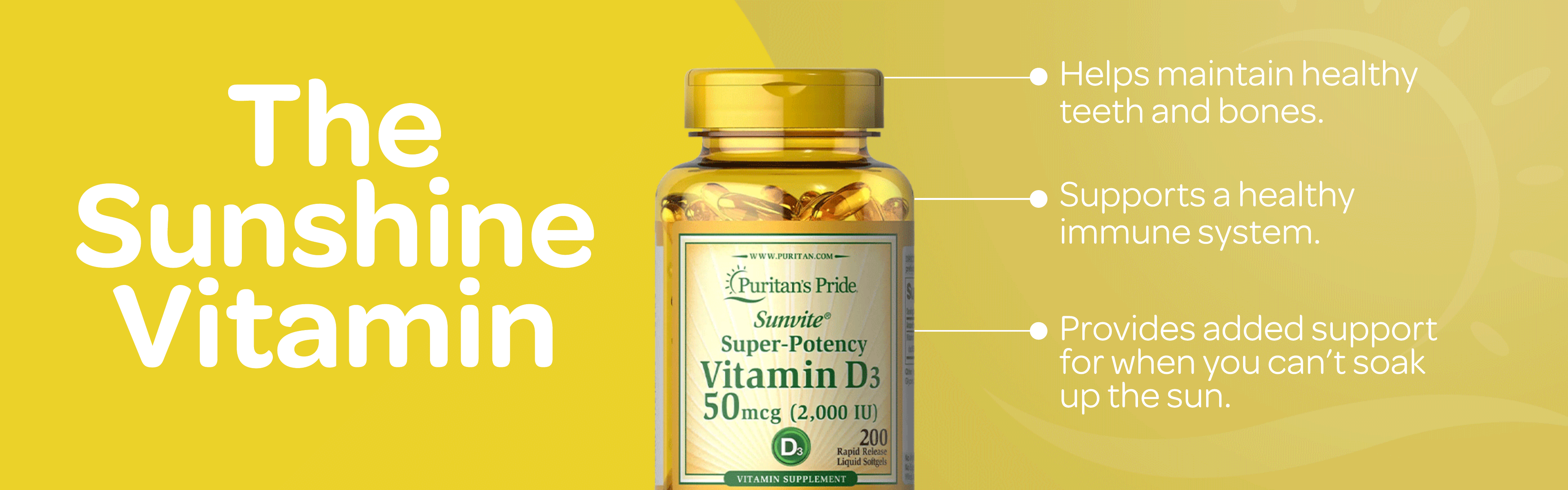 Vitamin D listing page banner