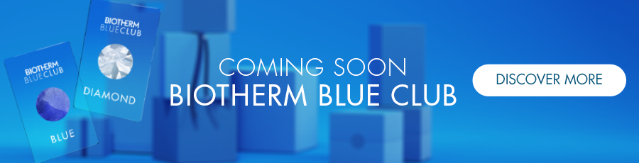 COMING SOON BIOTHERM BLUE CLUB DISCOVER MORE