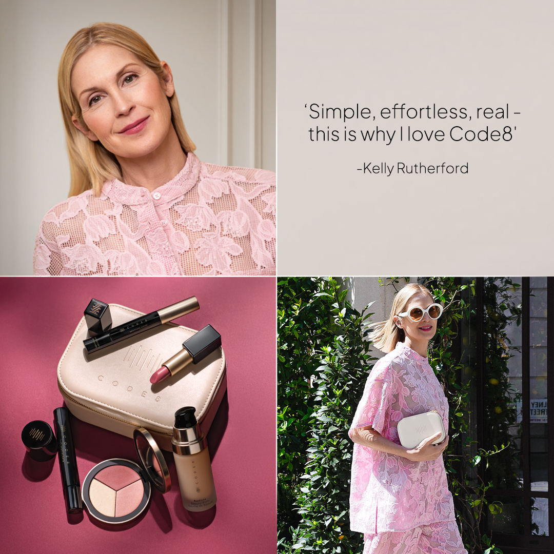 Kelly Rutherford for Code8 Beauty