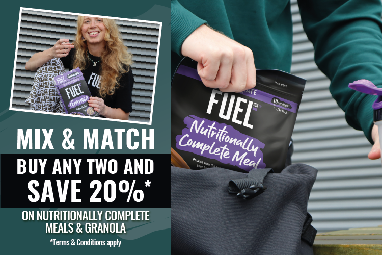 MIX & MATCH. Buy any two and save 20%* on Nutritionally Complete meals &Granola. *Terms and conditions apply.