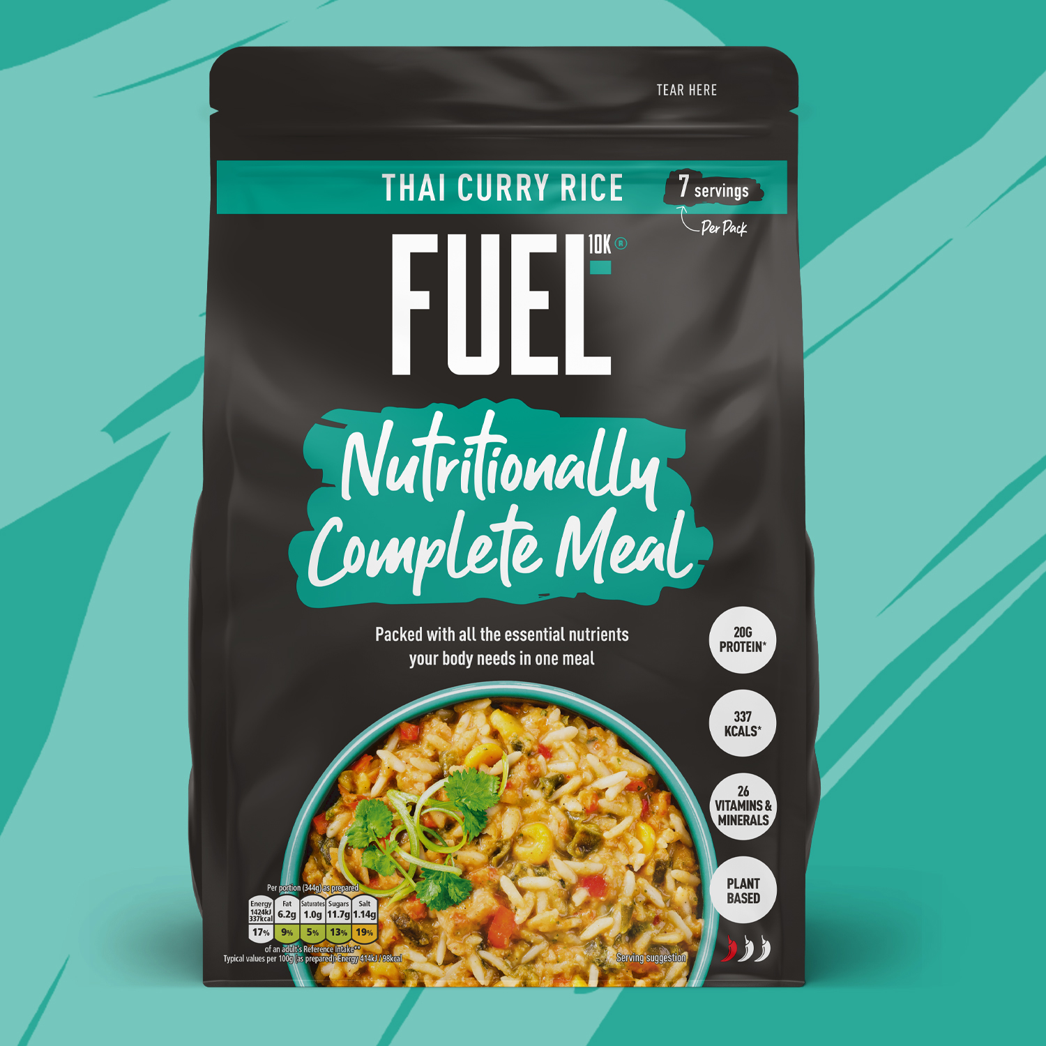 FUEL10K. Shop Nutritionally Complete Meal Rice - Thai Curry flavour