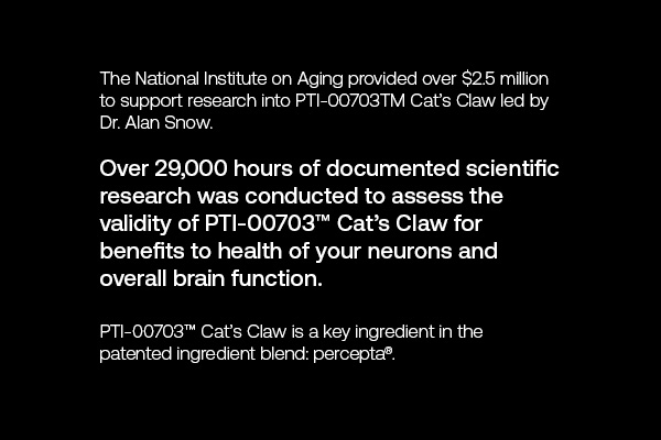 Black banners with clinical studies - Cat's Claw