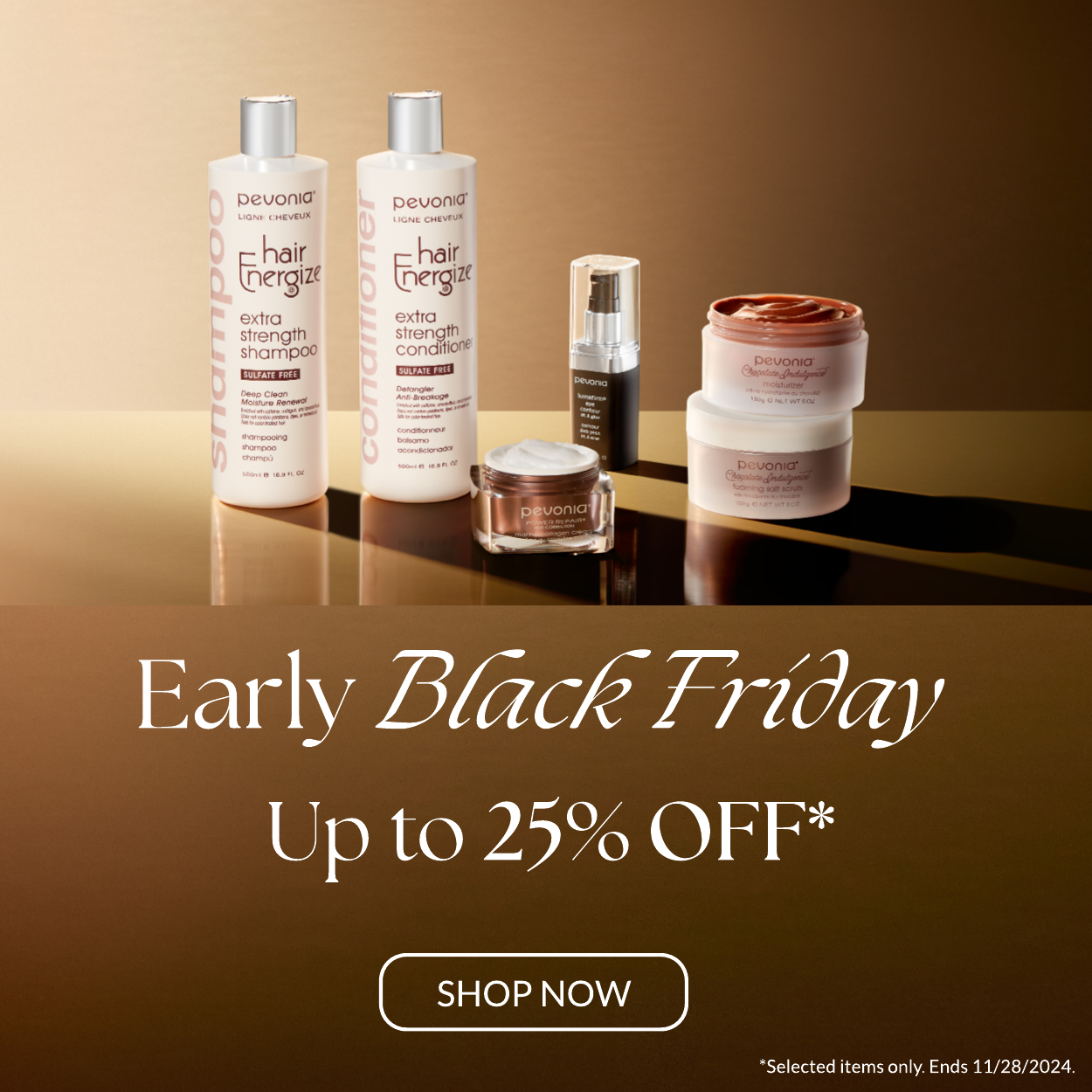 EARLY BLACK FRIDAY UP TO 25% OFF - SELECTED ITEMS ONLY. ENDS 11/28/24.