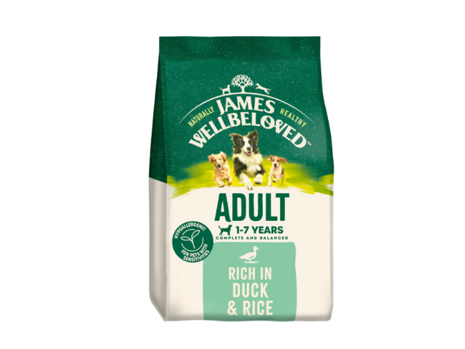 Save 35% off on Adult Duck & Rice Dry Dog Food 12kg