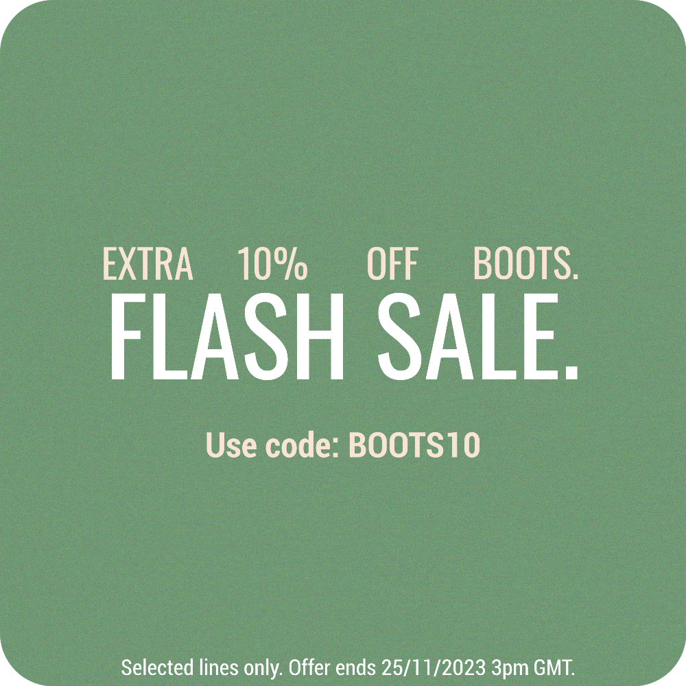 Extra 10% off boots | Use code BOOTS10