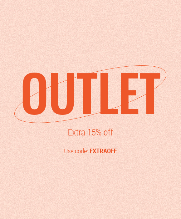 EXTRA 15% OFF OUTLET