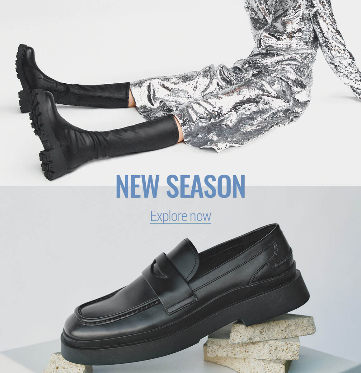 New season footwear