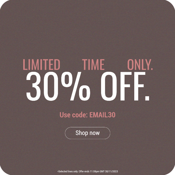 30% off selected lines
