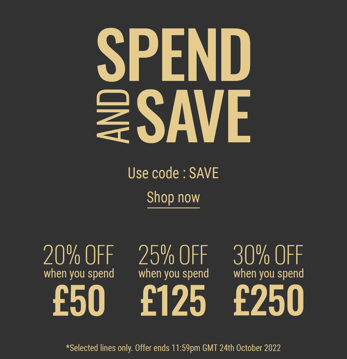 Spend & Save.
