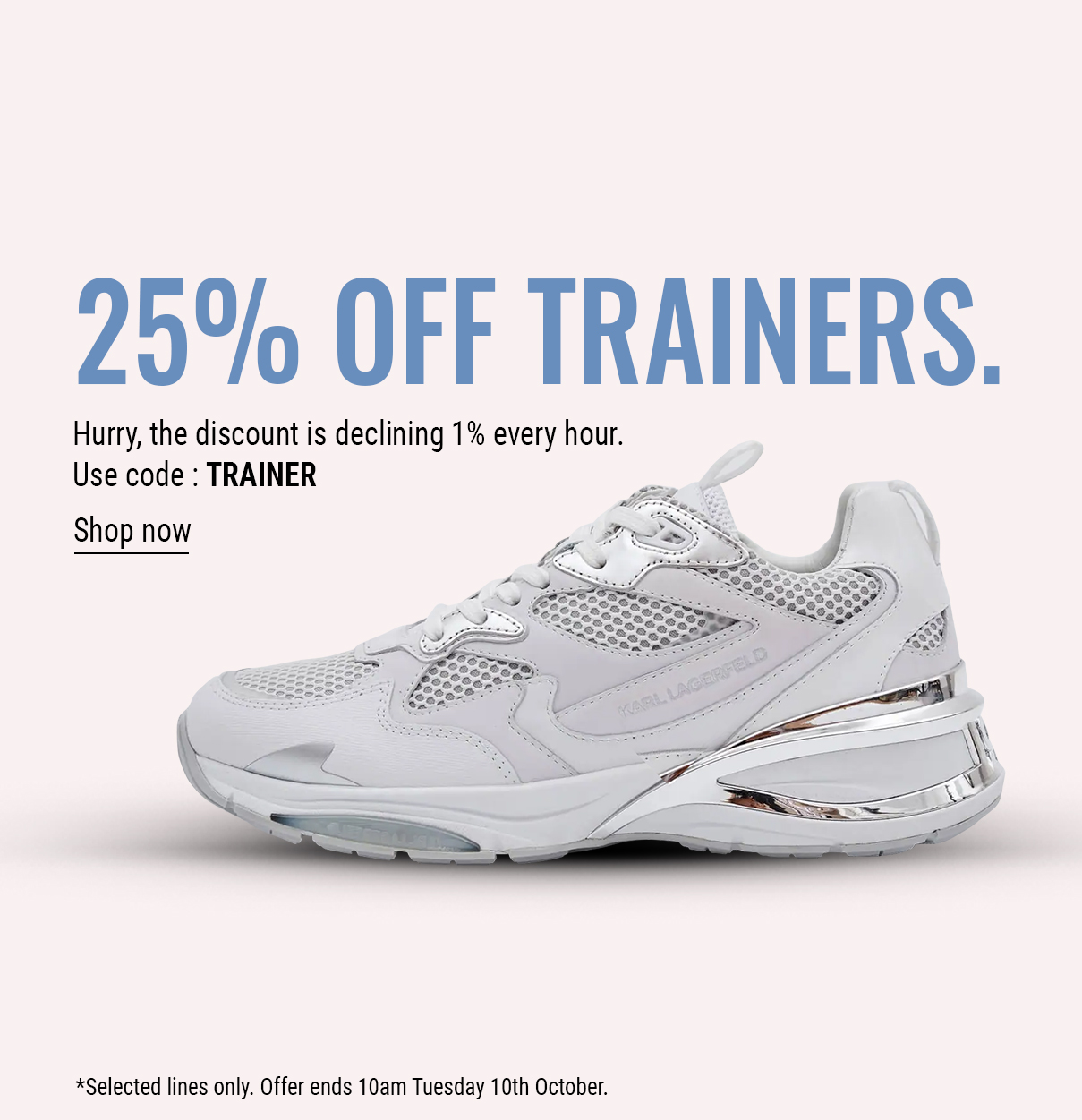 National Sneaker Day 25% off and declining