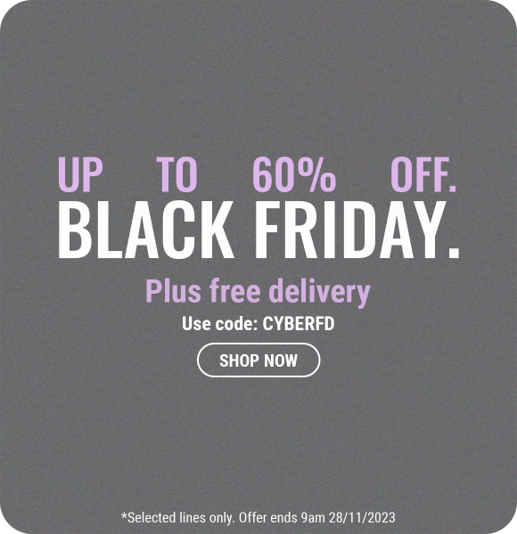Up to 60% off BLACK FRIDAY