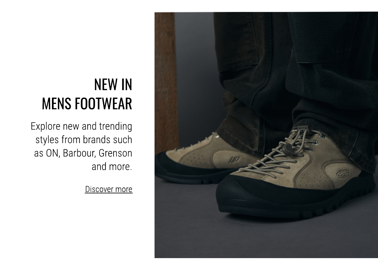 New in mens footwear