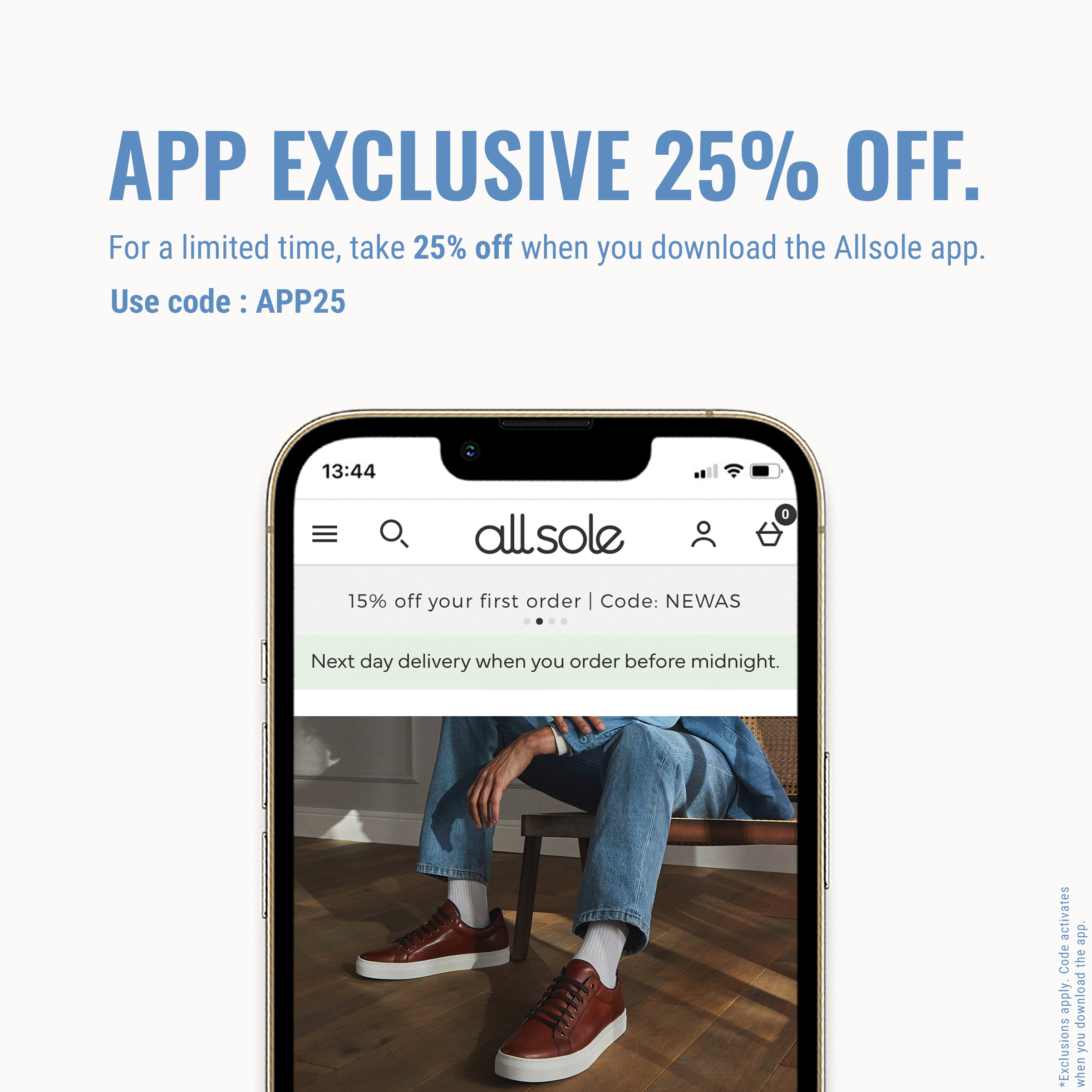25% off our App