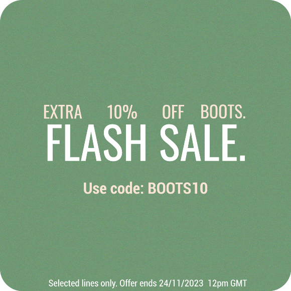 Extra 10% off boots | Use code BOOTS10