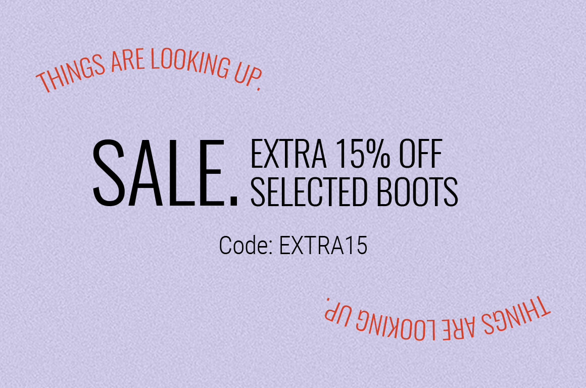Extra 15% off boots