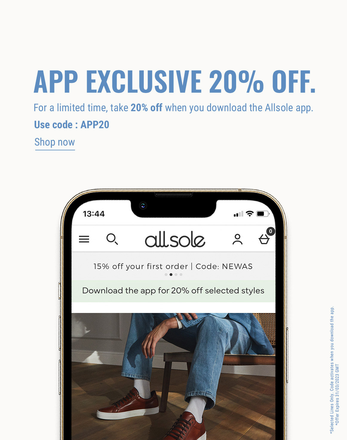 App Exclusive | 20% off