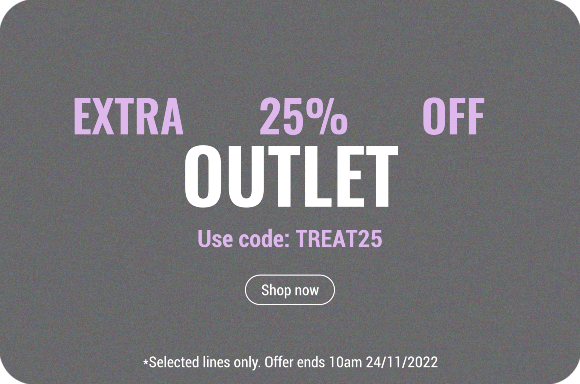 Extra 25% off outlet