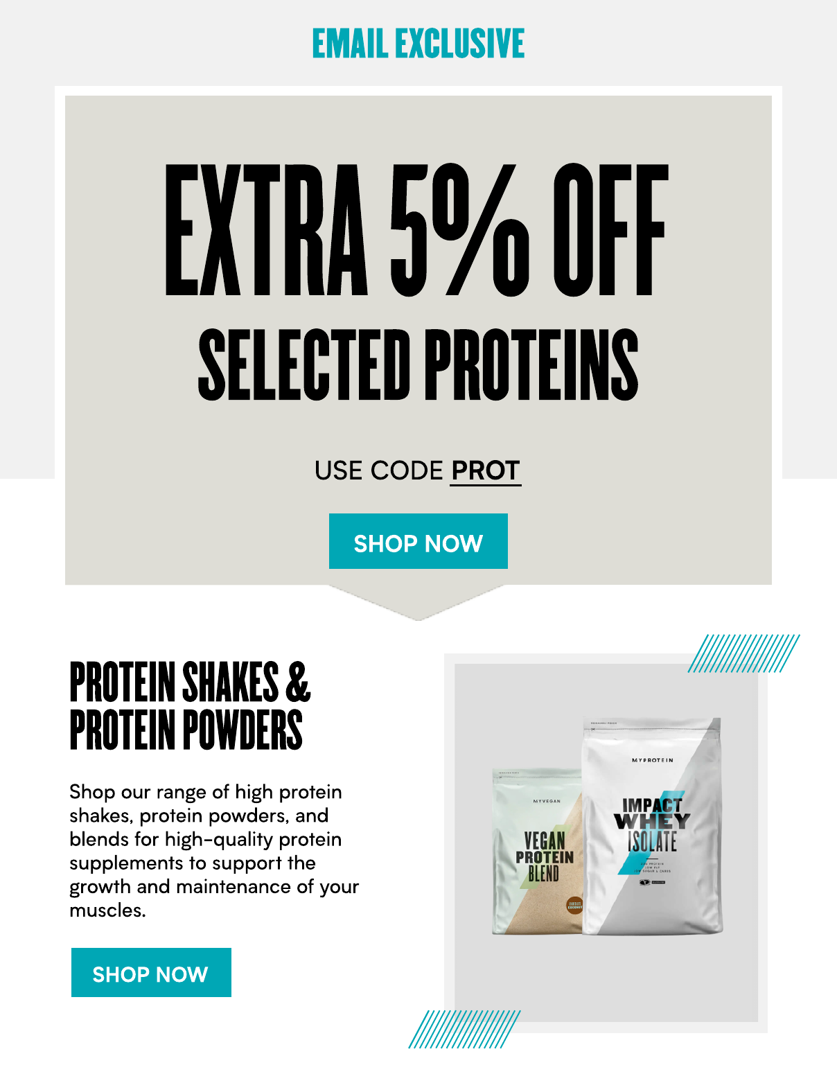 How about an exclusive extra discount on proteins?😉 Myprotein UAE