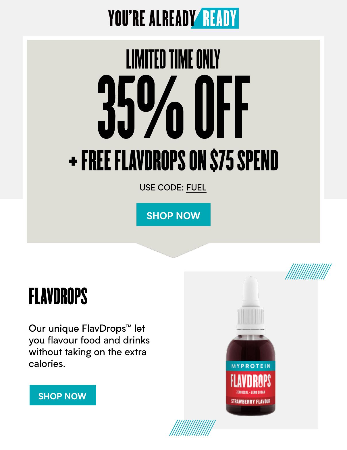 🍓 Free Strawberry FlavDrops - Limited Time Offer 🍓 - Myprotein Australia