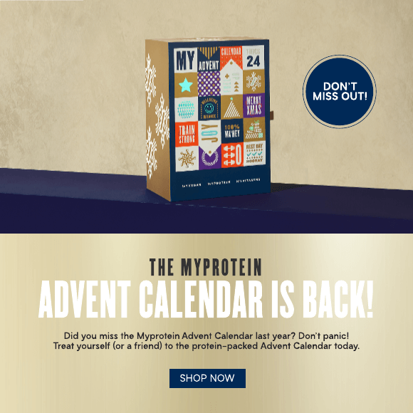 Myprotein Advent Calendar is back! Myprotein Australia