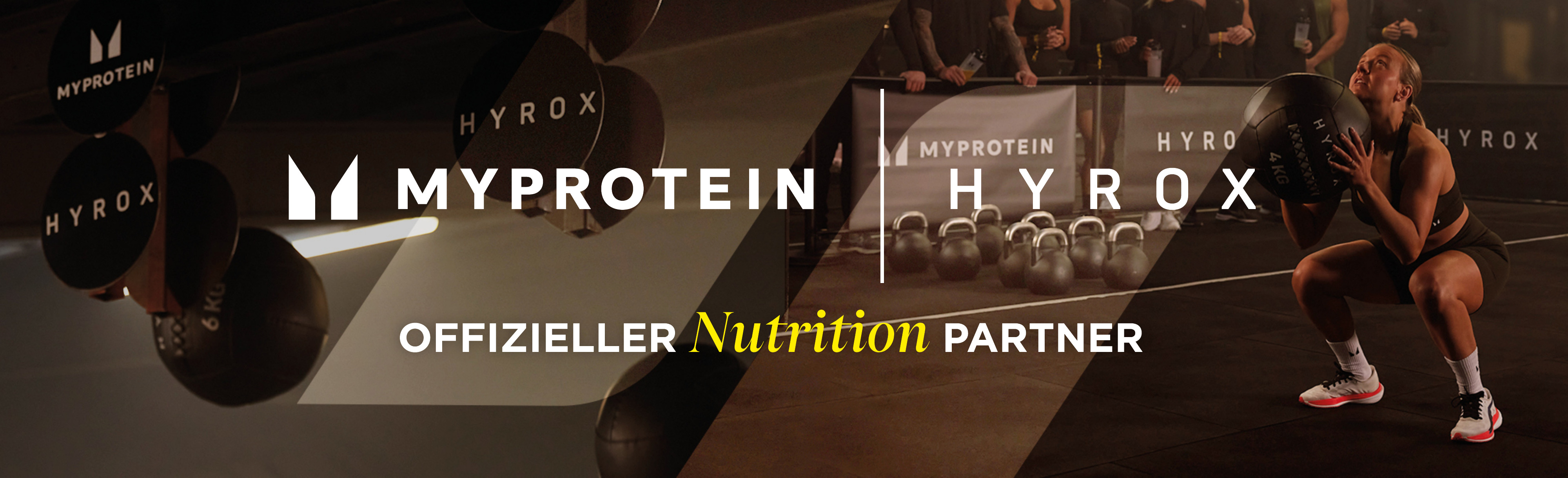 Myprotein x Hyrox. Official nutrition partner.