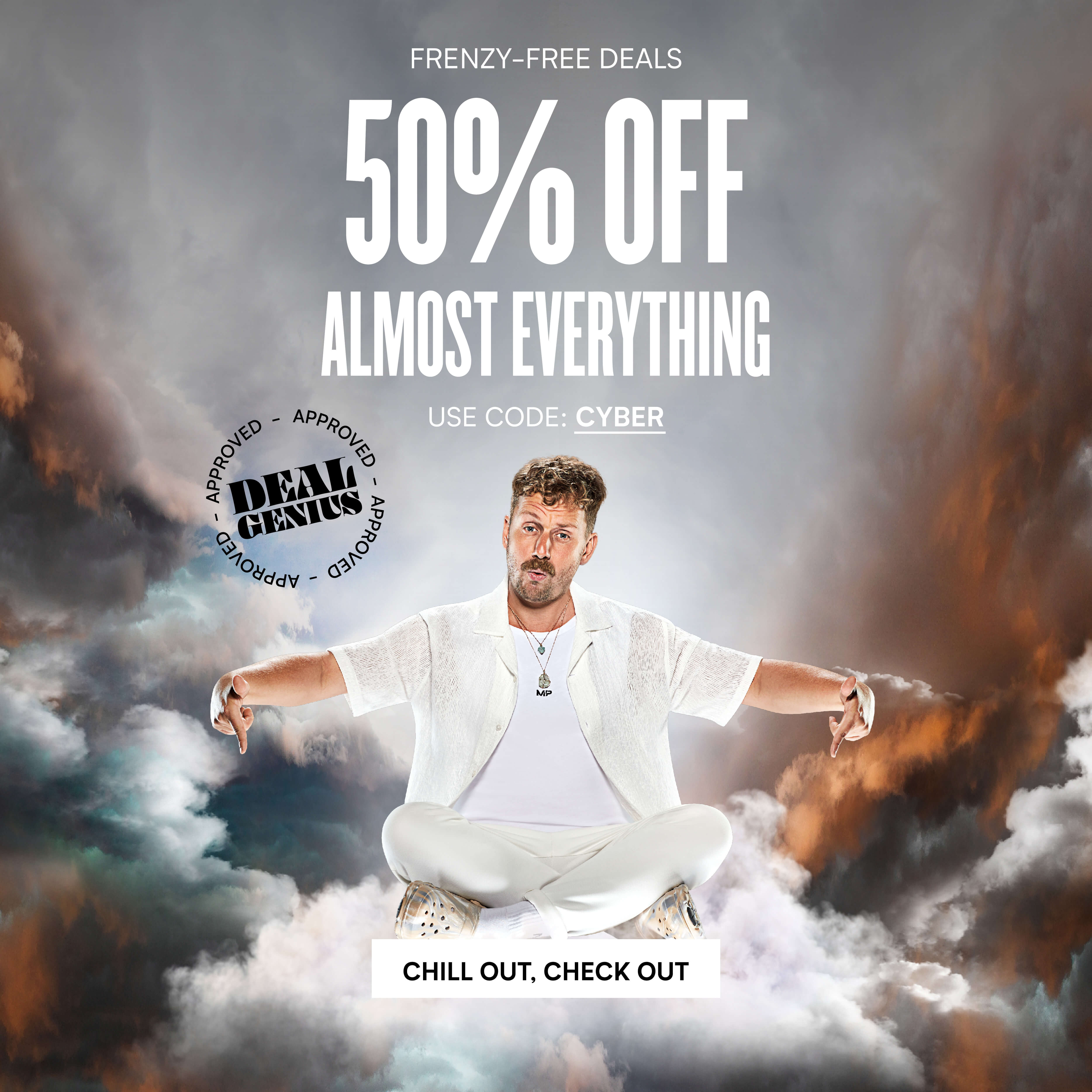50% off almost everything FRENZY-FREE DEALS 