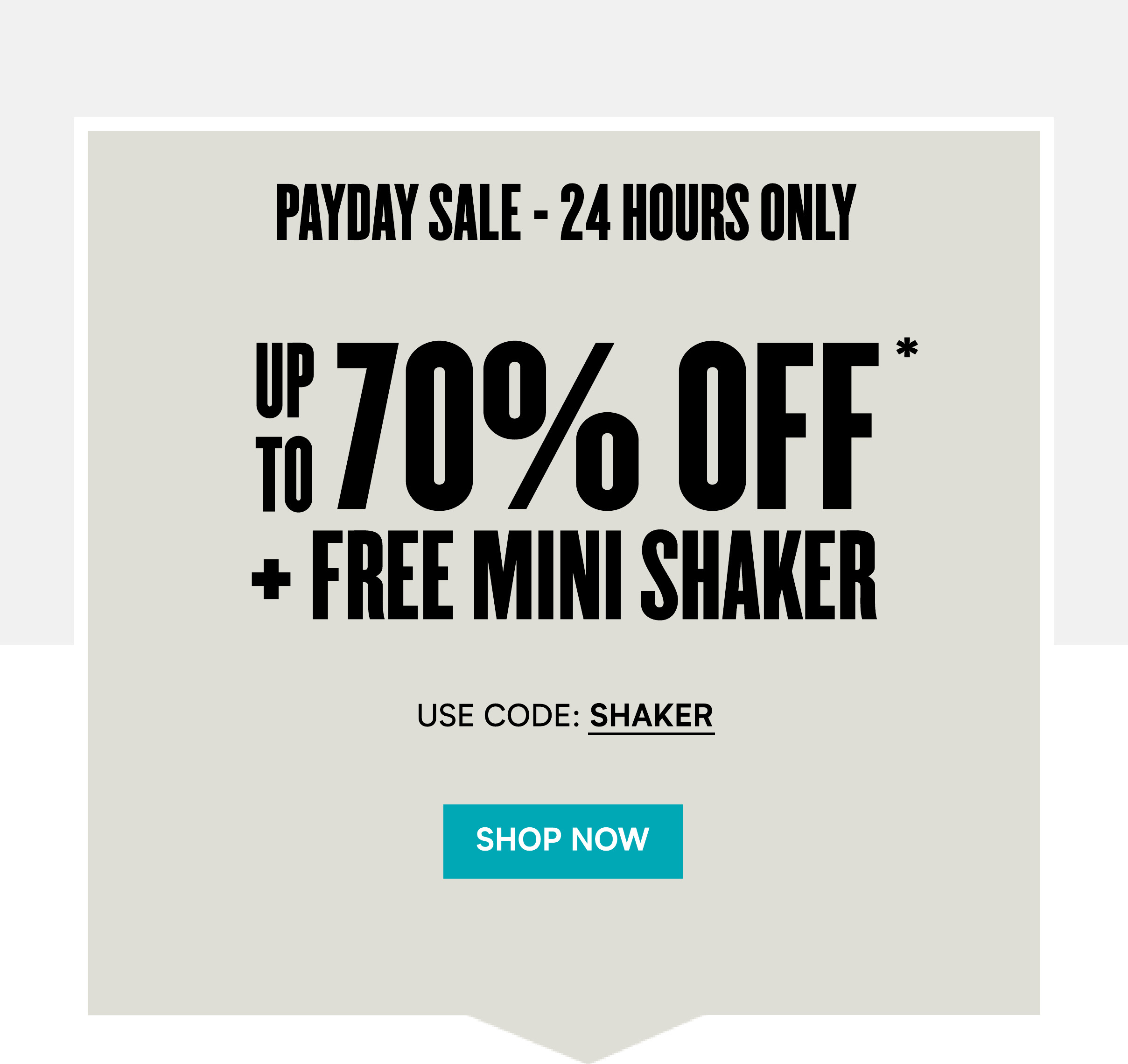 Get started with a free mini shaker + up to 70 off My Protein