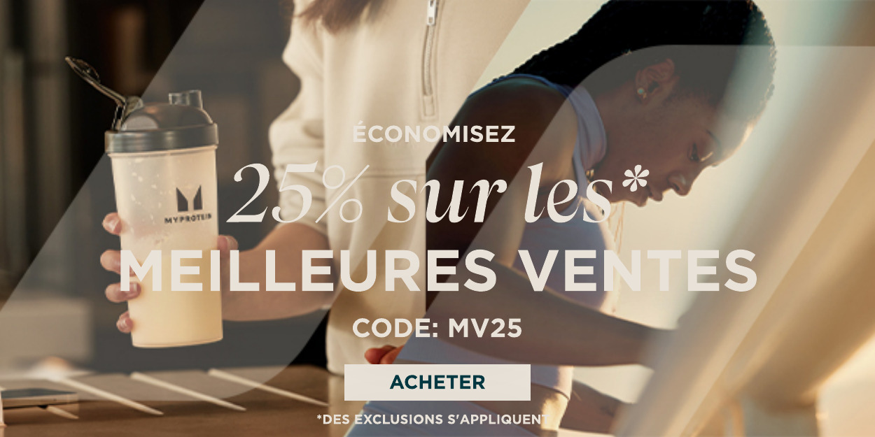 25% de réduction sur les meilleures ventes | code: MV25