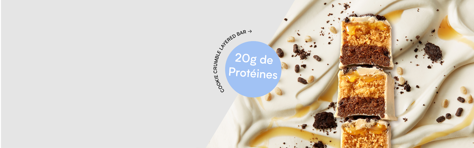 Snacks sains de Myprotein, avec la nouvelle barre protéinées à 6 couches. Contient 20g de protéines.