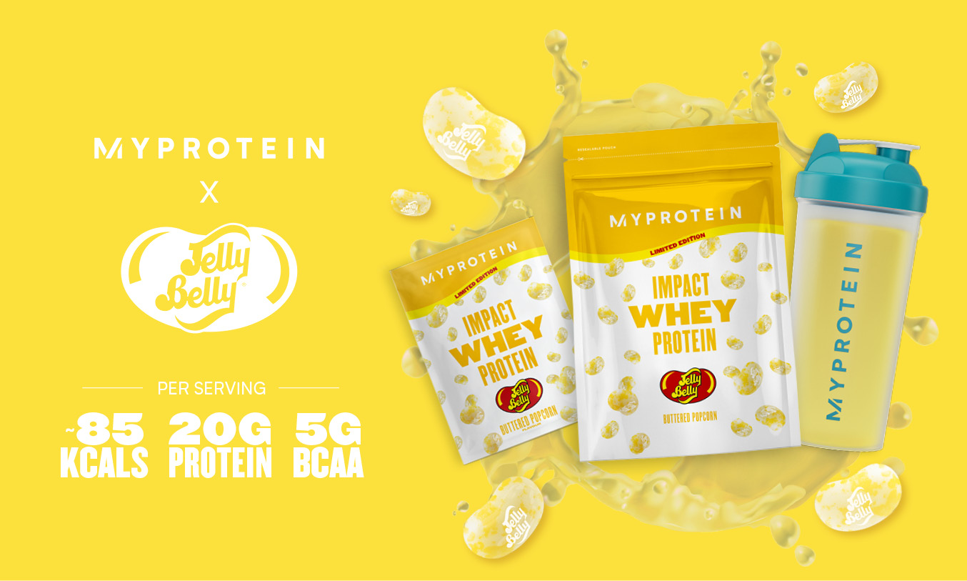 Jelly Belly Buttered Popcorn Impact Whey Protein