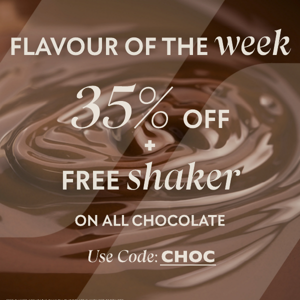 Site Banner | Landing Page | Flavour of the day Chocolate