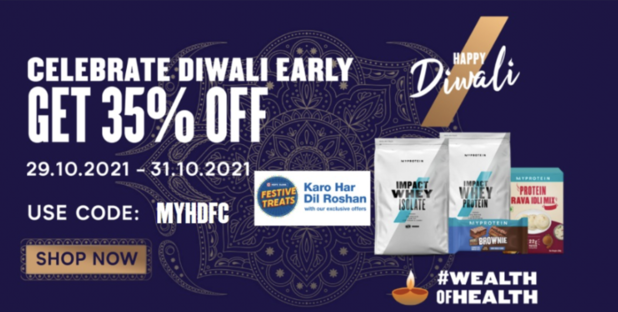 Myprotein x HDFC Bank