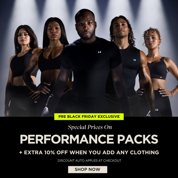 Special prices on performance packs