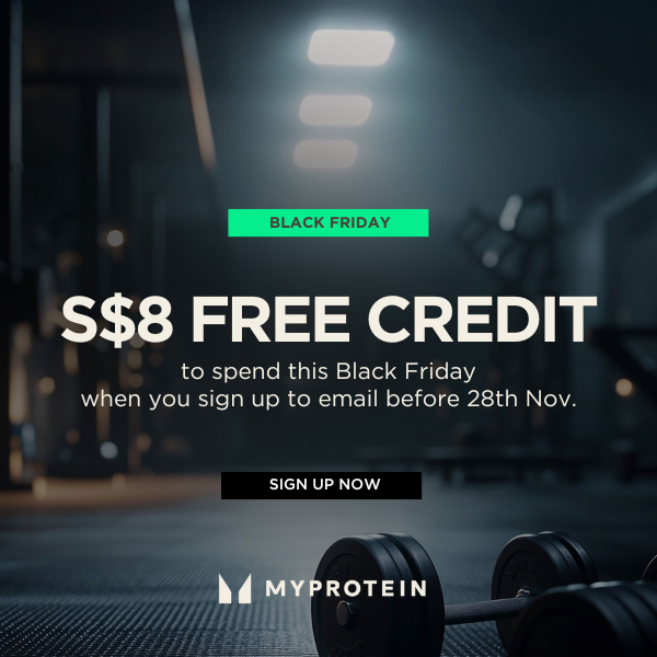 Myprotein Cyber Week Sign Up