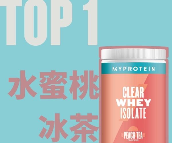 Myprotein分離式乳清口味推薦水蜜桃冰茶
