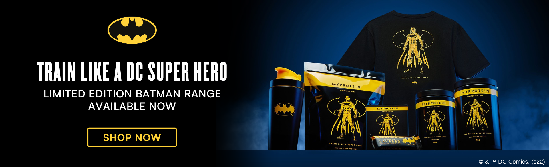 Myprotein x Batman Limited Edition Collection